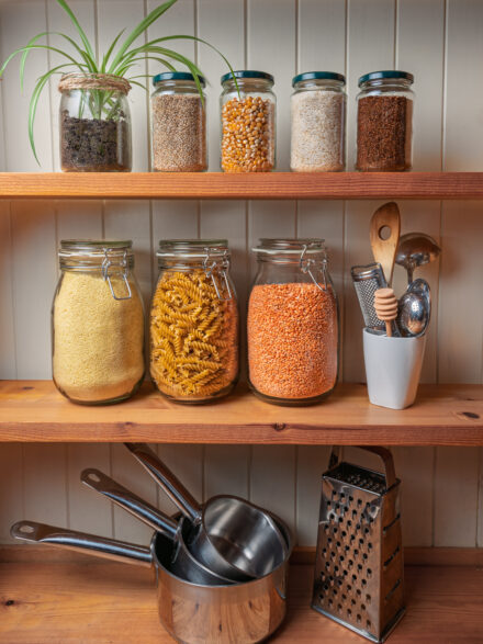 bocaux aliments en vrac