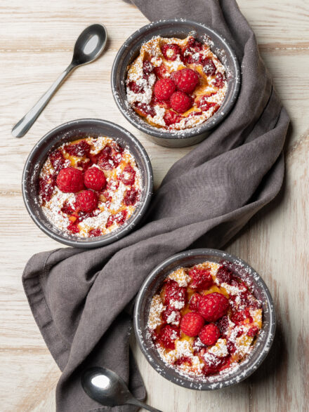 clafoutis aux framboises
