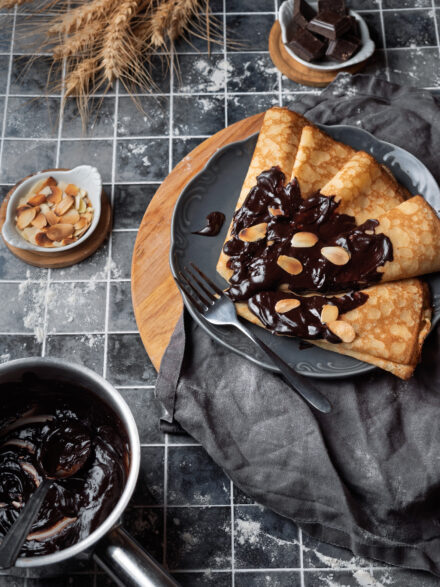 crepes au chocolat chandeleur